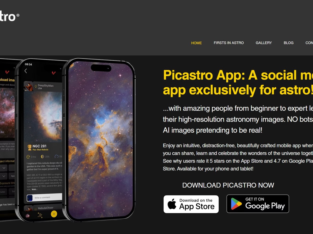 Picastro App: The Ultimate Mobile Platform for Astrophotographers?